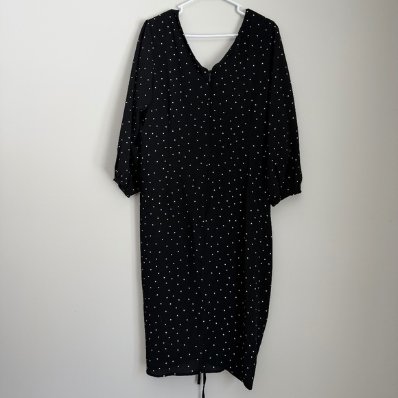 City Chic Polka Dot Ruched Dress – Size 18 (M) – New With Tags - Picture 2 of 3